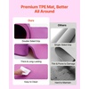 image:imageVEVOR Gymnastic Bars for Kids 140 lbs Capacity Folding Training Kip Bar with Mat 5 Adjustable Height Gymnastic Horizontal Bar Home Training Equipment for Indoor Outdoor Easy AssemblePurple Mat