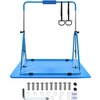 image:imageVEVOR Gymnastic Bars for Kids 140 lbs Capacity Folding Training Kip Bar with Mat 5 Adjustable Height Gymnastic Horizontal Bar Home Training Equipment for Indoor Outdoor Easy AssembleBlue Mat