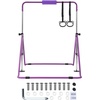 image:imageVEVOR Gymnastic Bars for Kids 140 lbs Capacity Folding Training Kip Bar with Mat 5 Adjustable Height Gymnastic Horizontal Bar Home Training Equipment for Indoor Outdoor Easy AssemblePurple