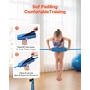 image:imageVEVOR Gymnastic Bars for Kids 140 lbs Capacity Folding Training Kip Bar with Mat 5 Adjustable Height Gymnastic Horizontal Bar Home Training Equipment for Indoor Outdoor Easy AssembleBlue