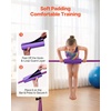 image:imageVEVOR Gymnastic Bars for Kids 140 lbs Capacity Folding Training Kip Bar with Mat 5 Adjustable Height Gymnastic Horizontal Bar Home Training Equipment for Indoor Outdoor Easy AssemblePurple