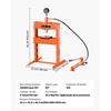 image:imageVEVOR Hydraulic Shop Press 12 Ton26000lbs HFrame 4Hold Adjustable Height with Movable Plates for Garage or Professional Users Orange10T