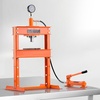 image:imageVEVOR Hydraulic Shop Press 12 Ton26000lbs HFrame 4Hold Adjustable Height with Movable Plates for Garage or Professional Users Orange10T