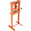 image:imageVEVOR Hydraulic Shop Press 12 Ton26000lbs HFrame 4Hold Adjustable Height with Movable Plates for Garage or Professional Users Orange12T