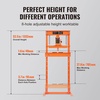 image:imageVEVOR Hydraulic Shop Press 12 Ton26000lbs HFrame 4Hold Adjustable Height with Movable Plates for Garage or Professional Users Orange12T