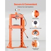 image:imageVEVOR Hydraulic Shop Press 12 Ton26000lbs HFrame 4Hold Adjustable Height with Movable Plates for Garage or Professional Users Orange30T