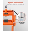 image:imageVEVOR Hydraulic Shop Press 12 Ton26000lbs HFrame 4Hold Adjustable Height with Movable Plates for Garage or Professional Users Orange30T