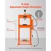 image:imageVEVOR Hydraulic Shop Press 12 Ton26000lbs HFrame 4Hold Adjustable Height with Movable Plates for Garage or Professional Users Orange30T
