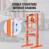 image:imageVEVOR Hydraulic Shop Press 12 Ton26000lbs HFrame 4Hold Adjustable Height with Movable Plates for Garage or Professional Users Orange6T