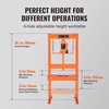 image:imageVEVOR Hydraulic Shop Press 12 Ton26000lbs HFrame 4Hold Adjustable Height with Movable Plates for Garage or Professional Users Orange6T