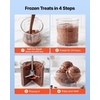 image:imageVEVOR Ice Cream Maker 211 Qt Large Capacity Electric Automatic IceCream Machine with Easy Operation amp Cleaning Stainless Steel Shell for Homemade Frozen Yogurt Fruit Sorbet Gelato Silver05 Qt