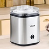 image:imageVEVOR Ice Cream Maker 211 Qt Large Capacity Electric Automatic IceCream Machine with Easy Operation amp Cleaning Stainless Steel Shell for Homemade Frozen Yogurt Fruit Sorbet Gelato Silver211 Qt 2L