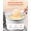 image:imageVEVOR Ice Cream Maker 211 Qt Large Capacity Electric Automatic IceCream Machine with Easy Operation amp Cleaning Stainless Steel Shell for Homemade Frozen Yogurt Fruit Sorbet Gelato Silver18 Qt