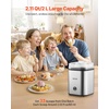 image:imageVEVOR Ice Cream Maker 211 Qt Large Capacity Electric Automatic IceCream Machine with Easy Operation amp Cleaning Stainless Steel Shell for Homemade Frozen Yogurt Fruit Sorbet Gelato Silver211 Qt 2L
