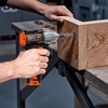 image:imageVEVOR Impact Driver 14 Inch 2800 RPM Max Speed 20 V Brushless Motor Electric Cordless Impact Driver Kit with Battery and Charger 20 Bits LED Work Light for Furniture Electrical Home Repairs120Nm  3400BPM