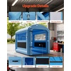 image:imageVEVOR Inflatable Paint Booth 984 x 82 x 82 ft Inflatable Spray Booth with 550W Powerful Blower and Air Filter System Round Roof for Painting Bicycle Motorcycle and Furniture