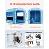 image:imageVEVOR Inflatable Paint Booth 984 x 82 x 82 ft Inflatable Spray Booth with 550W Powerful Blower and Air Filter System Round Roof for Painting Bicycle Motorcycle and Furniture