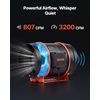 image:imageVEVOR Inline Duct Fan Kit with Carbon Filter 807 CFM 8 inch EC Motor Ventilation Fan with 3Speed Circulation 10Speed PWM Controller Timer Cooling for Grow Tents Indoor Gardening Hydroponics8 Fan  Air Filtration Kit
