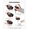 image:imageVEVOR Inline Duct Fan Kit with Carbon Filter 807 CFM 8 inch EC Motor Ventilation Fan with 3Speed Circulation 10Speed PWM Controller Timer Cooling for Grow Tents Indoor Gardening Hydroponics6 Fan w Speed controller