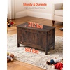 image:imageVEVOR Kids Storage Bench Wooden Toy Box Chest Large Storage Cabinet with Safety Hinge Toddlers Retro Storage Bench for Playroom Living Room or Entryway 297 x 153 x 189 in Easy Assembly BrownBrown