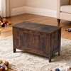 image:imageVEVOR Kids Storage Bench Wooden Toy Box Chest Large Storage Cabinet with Safety Hinge Toddlers Retro Storage Bench for Playroom Living Room or Entryway 297 x 153 x 189 in Easy Assembly BrownBrown