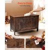 image:imageVEVOR Kids Storage Bench Wooden Toy Box Chest Large Storage Cabinet with Safety Hinge Toddlers Retro Storage Bench for Playroom Living Room or Entryway 297 x 153 x 189 in Easy Assembly BrownBrown