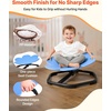 image:imageVEVOR Kids Swivel Chair 220 lbs Capacity Flower Shape Sensory Spinning Chair Autistic Kids Sensory Toy Seat with NonSlip Metal Base Toddler Sit amp Spin Seat for Coordination Balance Focus RoseBlue