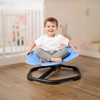 image:imageVEVOR Kids Swivel Chair 220 lbs Capacity Flower Shape Sensory Spinning Chair Autistic Kids Sensory Toy Seat with NonSlip Metal Base Toddler Sit amp Spin Seat for Coordination Balance Focus RoseBlue