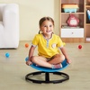 image:imageVEVOR Kids Swivel Chair 220 lbs Capacity Flower Shape Sensory Spinning Chair Autistic Kids Sensory Toy Seat with NonSlip Metal Base Toddler Sit amp Spin Seat for Coordination Balance Focus RoseBlue