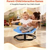 image:imageVEVOR Kids Swivel Chair 220 lbs Capacity Flower Shape Sensory Spinning Chair Autistic Kids Sensory Toy Seat with NonSlip Metal Base Toddler Sit amp Spin Seat for Coordination Balance Focus RoseBlue