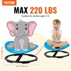 image:imageVEVOR Kids Swivel Chair 220 lbs Capacity Flower Shape Sensory Spinning Chair Autistic Kids Sensory Toy Seat with NonSlip Metal Base Toddler Sit amp Spin Seat for Coordination Balance Focus RoseBlue
