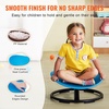 image:imageVEVOR Kids Swivel Chair 220 lbs Capacity Flower Shape Sensory Spinning Chair Autistic Kids Sensory Toy Seat with NonSlip Metal Base Toddler Sit amp Spin Seat for Coordination Balance Focus RoseBlue