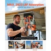 image:imageVEVOR Magnetic Drill 1450W Motor 16 in Boring Diameter 2810 lbf Portable Electric Mag Drill Press with 2 Coring Bits Variable Speed Drilling Machine for Metal Surface Home Improvement IndustryW 2 6pcs  Tapping NEW