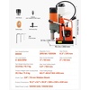image:imageVEVOR Magnetic Drill 1450W Motor 16 in Boring Diameter 2810 lbf Portable Electric Mag Drill Press with 2 Coring Bits Variable Speed Drilling Machine for Metal Surface Home Improvement IndustryW 2  NEW