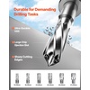 image:imageVEVOR Magnetic Drill 1450W Motor 16 in Boring Diameter 2810 lbf Portable Electric Mag Drill Press with 2 Coring Bits Variable Speed Drilling Machine for Metal Surface Home Improvement IndustryW 2 6pcs  Tapping NEW