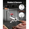 image:imageVEVOR Manual Meat Grinder 304 Stainless Steel Hand Crank Meat Mincer with Steel Table Clamp Sausage Stuffer with 2 Cutting Plates amp Sausage Tube Food Grinder for Beef Chili Pork Kitchen Tabletop10Table Clamp