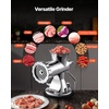 image:imageVEVOR Manual Meat Grinder 304 Stainless Steel Hand Crank Meat Mincer with Steel Table Clamp Sausage Stuffer with 2 Cutting Plates amp Sausage Tube Food Grinder for Beef Chili Pork Kitchen Tabletop8Suction Cup