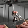 image:imageVEVOR Manual Meat Grinder 304 Stainless Steel Hand Crank Meat Mincer with Steel Table Clamp Sausage Stuffer with 2 Cutting Plates amp Sausage Tube Food Grinder for Beef Chili Pork Kitchen Tabletop8Table Clamp
