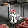 image:imageVEVOR Manual Meat Grinder 304 Stainless Steel Hand Crank Meat Mincer with Steel Table Clamp Sausage Stuffer with 2 Cutting Plates amp Sausage Tube Food Grinder for Beef Chili Pork Kitchen Tabletop5Suction Cup