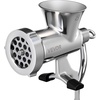 image:imageVEVOR Manual Meat Grinder 304 Stainless Steel Hand Crank Meat Mincer with Steel Table Clamp Sausage Stuffer with 2 Cutting Plates amp Sausage Tube Food Grinder for Beef Chili Pork Kitchen Tabletop8Table Clamp