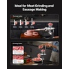 image:imageVEVOR Manual Meat Grinder 304 Stainless Steel Hand Crank Meat Mincer with Steel Table Clamp Sausage Stuffer with 2 Cutting Plates amp Sausage Tube Food Grinder for Beef Chili Pork Kitchen Tabletop5Table Clamp