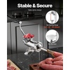 image:imageVEVOR Manual Meat Grinder 304 Stainless Steel Hand Crank Meat Mincer with Steel Table Clamp Sausage Stuffer with 2 Cutting Plates amp Sausage Tube Food Grinder for Beef Chili Pork Kitchen Tabletop12Table Clamp