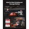 image:imageVEVOR Manual Meat Grinder 304 Stainless Steel Hand Crank Meat Mincer with Steel Table Clamp Sausage Stuffer with 2 Cutting Plates amp Sausage Tube Food Grinder for Beef Chili Pork Kitchen Tabletop8Suction Cup