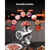 image:imageVEVOR Manual Meat Grinder 304 Stainless Steel Hand Crank Meat Mincer with Steel Table Clamp Sausage Stuffer with 2 Cutting Plates amp Sausage Tube Food Grinder for Beef Chili Pork Kitchen Tabletop5Table Clamp