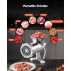 image:imageVEVOR Manual Meat Grinder 304 Stainless Steel Hand Crank Meat Mincer with Steel Table Clamp Sausage Stuffer with 2 Cutting Plates amp Sausage Tube Food Grinder for Beef Chili Pork Kitchen Tabletop12Table Clamp