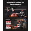 image:imageVEVOR Manual Meat Grinder 304 Stainless Steel Hand Crank Meat Mincer with Steel Table Clamp Sausage Stuffer with 2 Cutting Plates amp Sausage Tube Food Grinder for Beef Chili Pork Kitchen Tabletop5Suction Cup