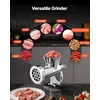 image:imageVEVOR Manual Meat Grinder 304 Stainless Steel Hand Crank Meat Mincer with Steel Table Clamp Sausage Stuffer with 2 Cutting Plates amp Sausage Tube Food Grinder for Beef Chili Pork Kitchen Tabletop8Table Clamp
