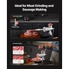image:imageVEVOR Manual Meat Grinder 304 Stainless Steel Hand Crank Meat Mincer with Steel Table Clamp Sausage Stuffer with 2 Cutting Plates amp Sausage Tube Food Grinder for Beef Chili Pork Kitchen Tabletop10Table Clamp