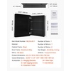 image:imageVEVOR Medicine Cabinet 165 x 275 inch Medicine Cabinet for Bathroom with Mirror Aluminum Frame Bathroom Wall Cabinet 3Layer Adjustable Shelves Recessed amp WallMounted Installation24x30in