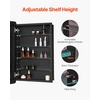 image:imageVEVOR Medicine Cabinet 165 x 275 inch Medicine Cabinet for Bathroom with Mirror Aluminum Frame Bathroom Wall Cabinet 3Layer Adjustable Shelves Recessed amp WallMounted Installation20x30in